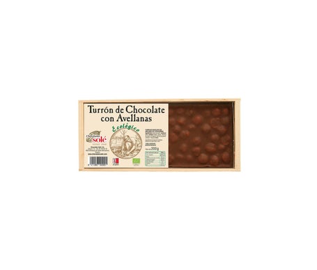 Chocolates Sole Turron de Chocolate con Avellanas Bio 200g