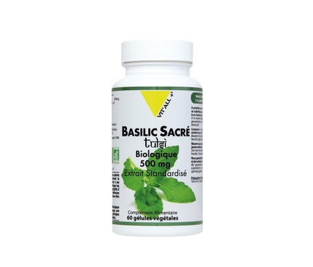 Vit'All+ Basilic Sacré Tulsi Bio 500mg 60 Gélules