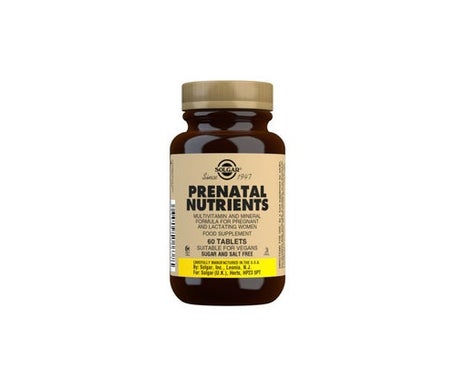 Solgar Prenatal Nutrients 60 comprimés