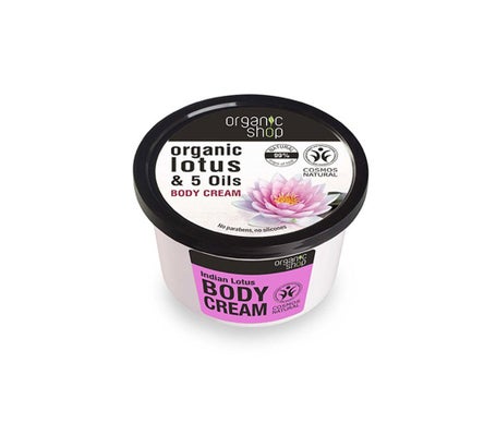 Organic Shop Indian Lotus Body Cream 250ml