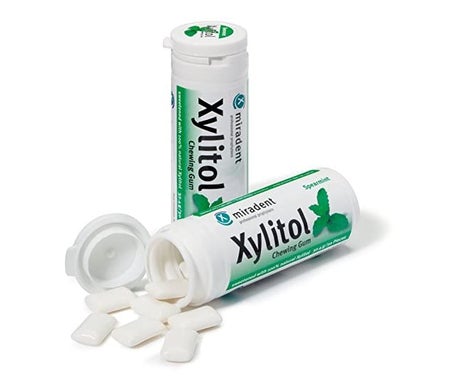 Miradent Gomme Xylitol Menthe Verte 30uts
