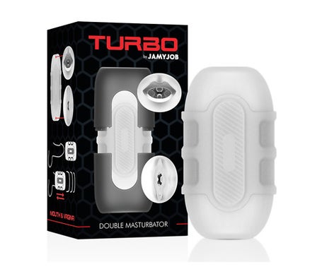 Jamyjob Turbo Masturbateur Double 1ut