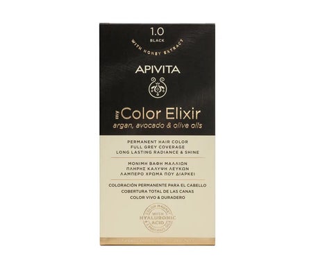 Apivita Color Elixir Teinture Couleur Noire Nº 1.0