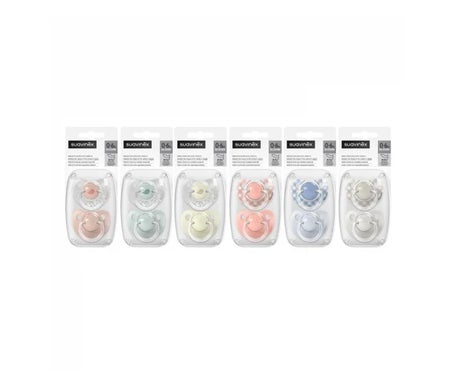 Suavinex Classic Silicone Soother anatomique 0-6M 2 Unités