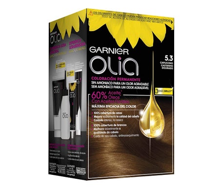 Garnier Olia Coloración Permanente N°5.3 Capuccino 1ud