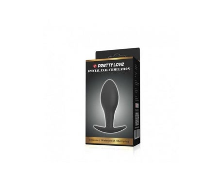 Pretty Love Anal Plug Anal Plug en silicone 8.5 Cm Noir 1pc
