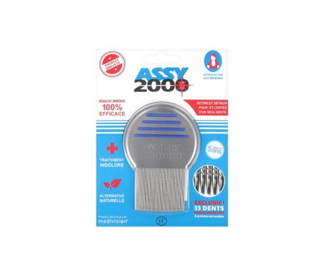 Assy 2000 Peigne à Poux Métal