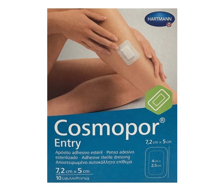 Cosmopor Entry Aposito Esteril 7,2 X 5 Cm 10 U
