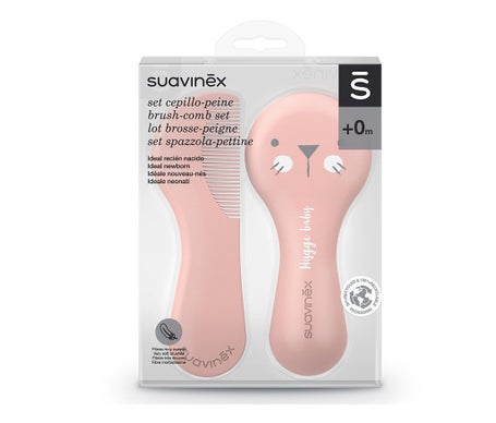 Suavinex™ set cepillo y peine rosa