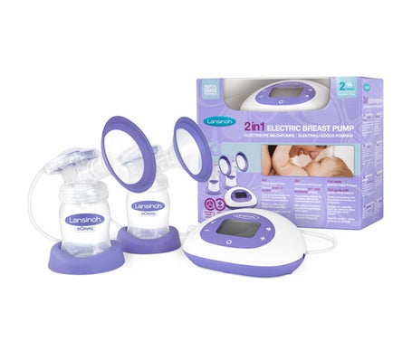 Lansinoh Electric Breast Pump 2-In-1 Double Breast Milk Pump 1pc