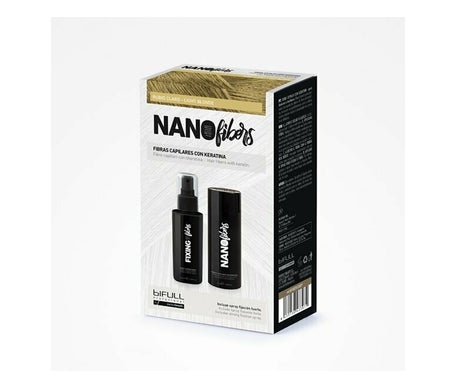 Bifull Nanofibers Kit Fibres Capillaires Kératine Blond Clair