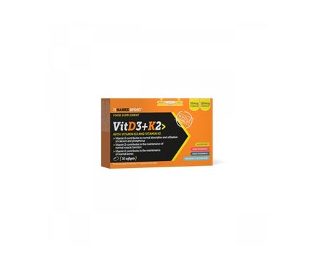 Named Sport Vit D3 + K2 30 Gélules