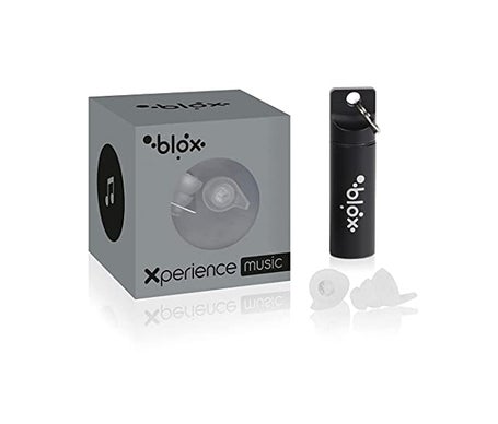 Blox Xperience Music Tapones Oídos Transparente 1 Par