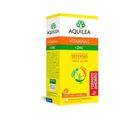 Achillée millefeuille Vitamine C + Zinc 28Comp Effervescent