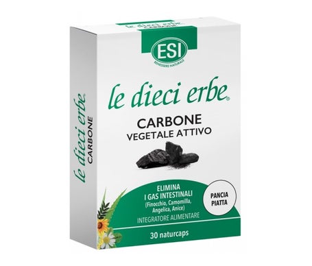 Esi The Ten Herbs Carbón Activado 30caps