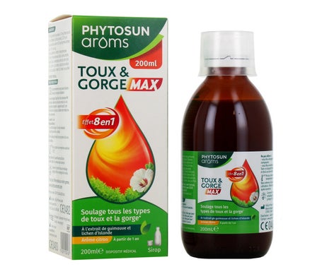 Phytosun Arôms Toux & Gorge Max Sirop 200ml