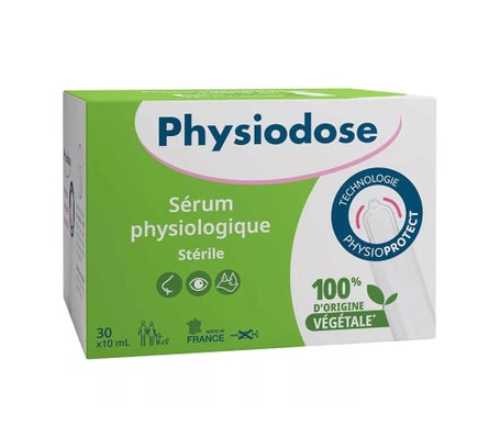 Physiodose Sérum Physiologique Stérile Plastiq Végétal 30x10 ml