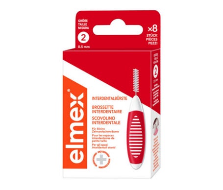 Elmex Interdental Brush Red 8uts