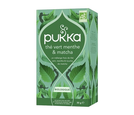Pukka Thé Vert Menthe & Matcha Bio 20 Sachets