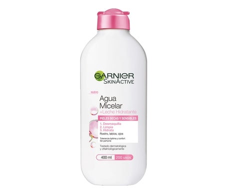 Garnier Skinactive Agua Micelar con Leche Hidratante 400ml