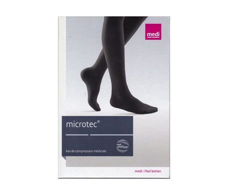 Mediven Microtec Soft 20 Bas Autofixant Noir CXL 1 Paire