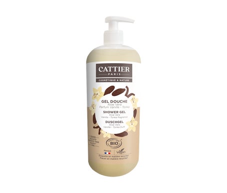 Cattier Gel Douche Sans Sulfate Vanille Tonka 1L