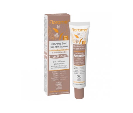 Florame BB Cream 5 en 1 Teinté Foncé spf20 40ml