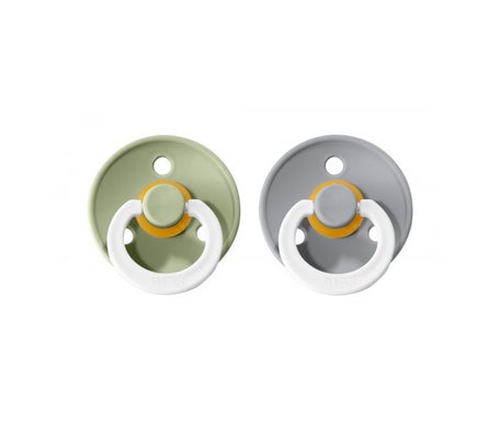 Bibs Pack Chupetas Látex Noite 0-6m Sage Cloud T1 2 Unidades