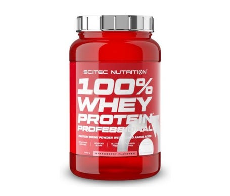 Scitec Nutrition 100% Whey Protein Professional 920 Gr - FóRmula Mejorada Sin Gluten Ni AzúCares Sabor Fresa-image