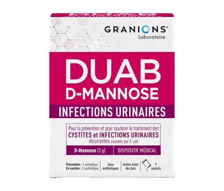 Granions Duab D-Mannose infections Urinaires 7 Sachets