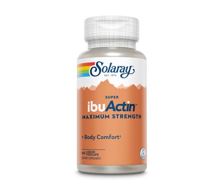 Solaray Super Ibuactine Anti-inflammatoire 60 Caps