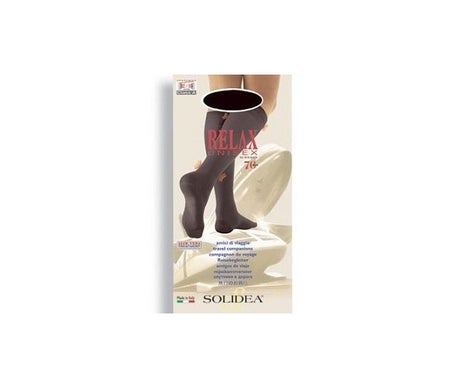 Solidea Relax 70den Chaussette Unisex Noir Taille 1S 1 Paire