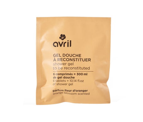 Avril Gel Douche À Reconstituer Parfum Fleur D'Oranger 6 Comprimés