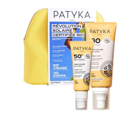 Patyka Kit Solaire Duo Crème Visage SPF50+ et Crème Corps SPF30