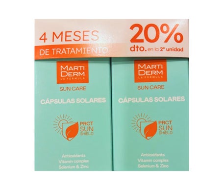 Martiderm Sun Care Capsules Solaires Pack 2x60caps