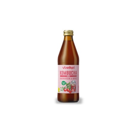 Voelkel Kombucha Cerise & Menthe Bio 330ml