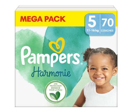 PAMPERS Baby-dry couches taille 5 (11-16kg) 82 couches pas cher