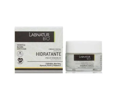 Labnatur Bio Crème Visage Hydratante pour Peaux Sensibles 50ml