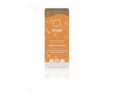 Khadi Couleur de cheveux blond foncé cendré 100% 100g