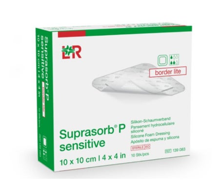 Suprasorb P Sensitive Border Pansement 5x10cm 10uts