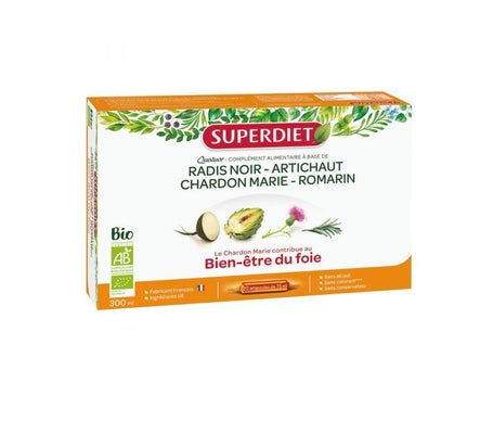 Super Diet Quatuor BienÊtre Du Foie Bio 20 Ampoules