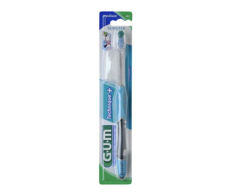 GUM® Technique Brosse À Dents Compact Médium