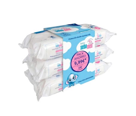 Sebamed Pack Baby Toallitas 3x60uds