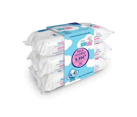 Sebamed Pack Baby Toallitas 3x60uds