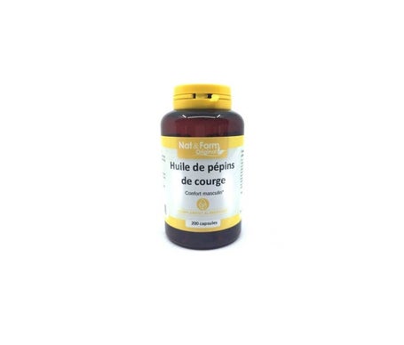 Nat Form Huile De Pepins De Courge 200 Capsules