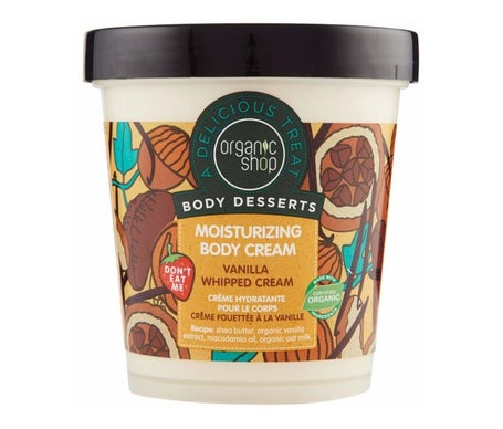 Organic Shop Crème Corporelle Hydratante Vanille 450ml