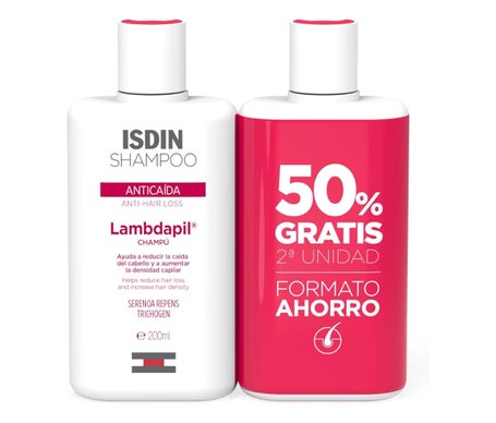 ISDIN Lambdapil Shampooing Anti-Chute 2x400ml