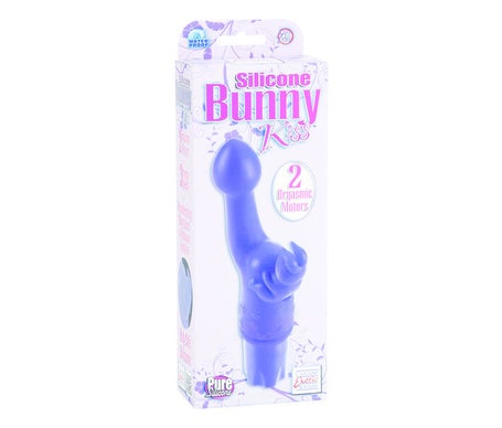 CalExotics Kiss Silicone Lapin Vibromasseur Lilas 1ut