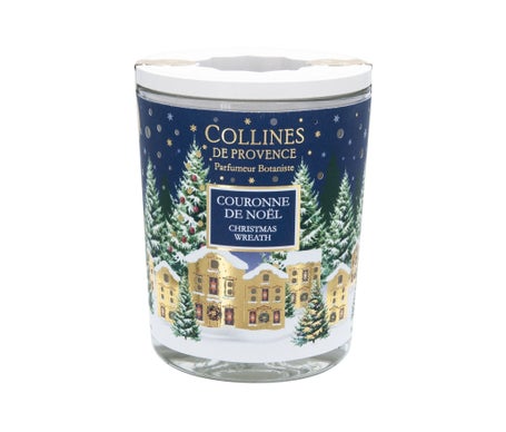 Collines De Provence Bougie Parfumée Couronne De Noël 180g