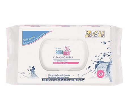 Sebamed Lingettes Nettoyantes Pour Bébé 60uts